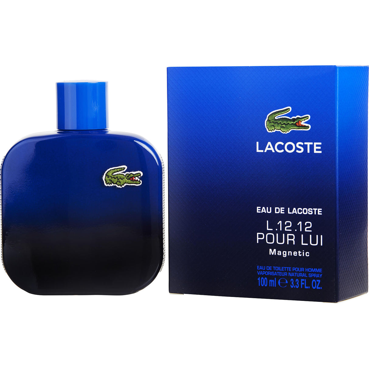 LACOSTE EAU DE LACOSTE L.12.12 MAGNETIC by Lacoste - EDT SPRAY 3.3 OZ - Men