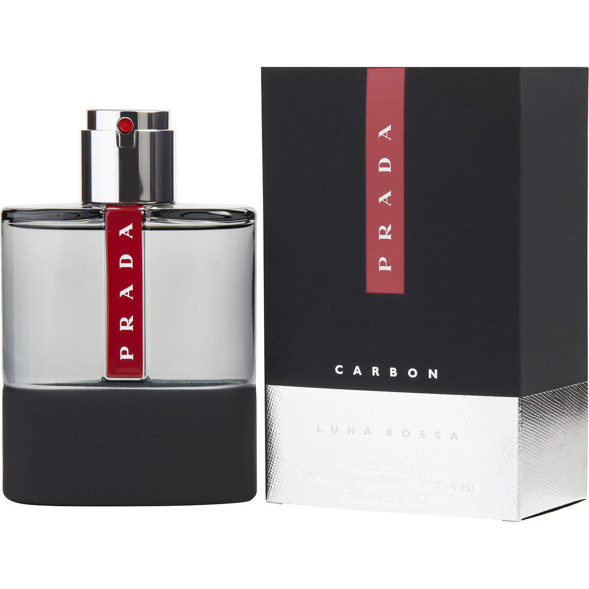 PRADA LUNA ROSSA CARBON by Prada - EDT SPRAY 3.4 OZ - Men