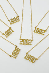 Birth Year Necklace by Ellisonyoung.com