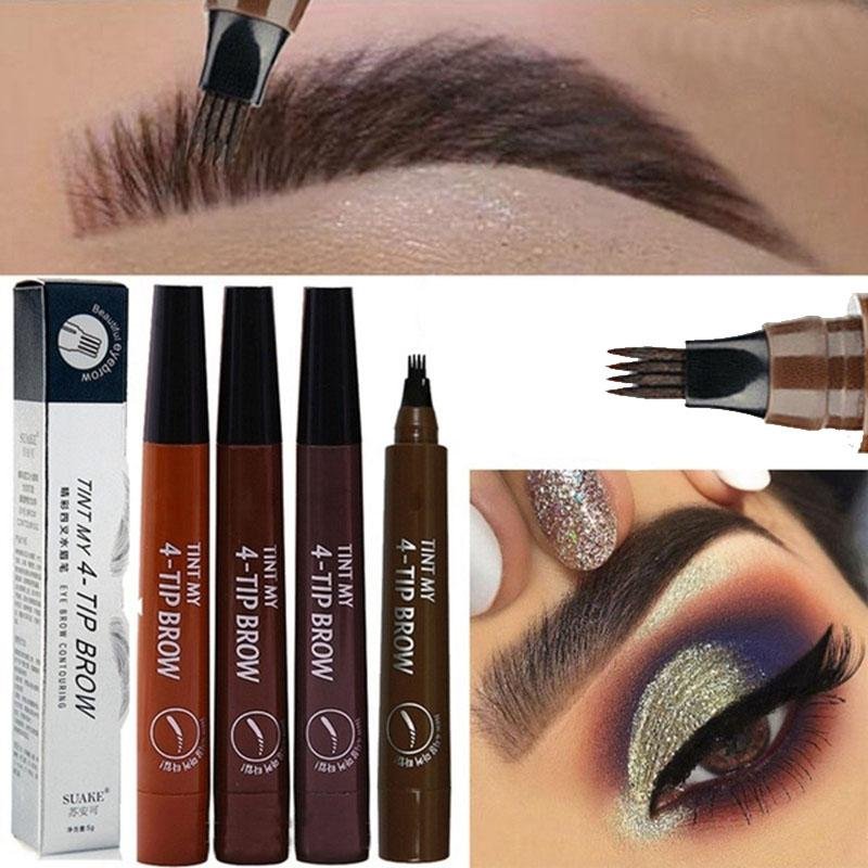 4-TIP Waterproof BROW Liquid Eyebrow Pencil by Js House