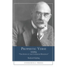 Prophetic Verse: Including "The Gods of the Copybook Headings"