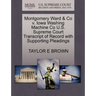Montgomery Ward & Co V. Iowa Washing Machine Co U.S. Supreme Court Transcript of Record with Supporting Pleadings