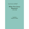 Great Lovers of Drink: White New Jersey Runaways, 1720-1766