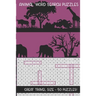 Animal Word Search Puzzles: Great Travel Size, 50 Seek and Find, Word Circle Pencil Puzzles for Kids and Adults