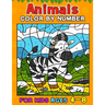 Animals Color by Number Books For Kids Ages 4-8
