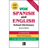 Vox Spanish and English School Dictionary, Paperback, 2nd Edition