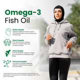 Halal Fish Oil Omega-3 (Halal Gelatin) Softgels by Zaytun Vitamins