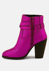 cat-track leather ankle boots by London Rag