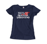 Written and Directed by Quentin Tarantino (Bloodstained) T-Shirt by Art-O-Rama Shop - Vysn