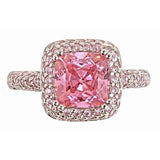 Sterling Silver Pink CZ Legacy Ring by Sterling Forever