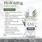 ZAQ Hydrating Rose + Goji Facial Mist by ZAQ Skin & Body