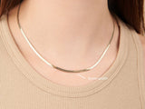 Amelia Herringbone Necklace by Little Sky Stone