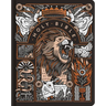 ESV Single Column Journaling Bible, Artist Series, Red Letter (Hardcover, Joshua Noom, the Lion and the Lamb)