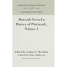 Materials Toward a History of Witchcraft