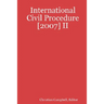 International Civil Procedure [2007] II