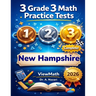 3 New Hampshire NH SAS Grade 3 Math Practice Tests: Full-Length Test Prep with Detailed Answer Explanations