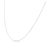 .925 Sterling Silver 0.7mm Slim and Dainty Unisex 18" Inch Ball Bead Chain Necklace by Infinite Jewels