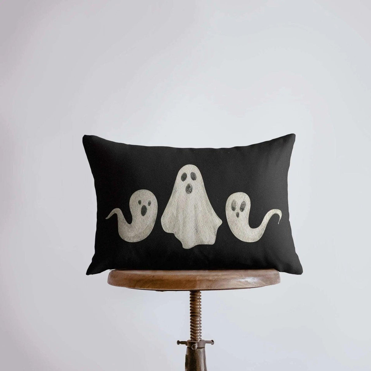 3 Ghost Pillow Cover | 18x12 | Modern Farmhouse | Primitive Decor | Home Decor | Lumbar Pillow | Sofa Pillows | Gift For Her by UniikPillows - Vysn