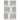 3-Tier 6 Cube Freestanding Bookcase with Anti-toppling Device-White