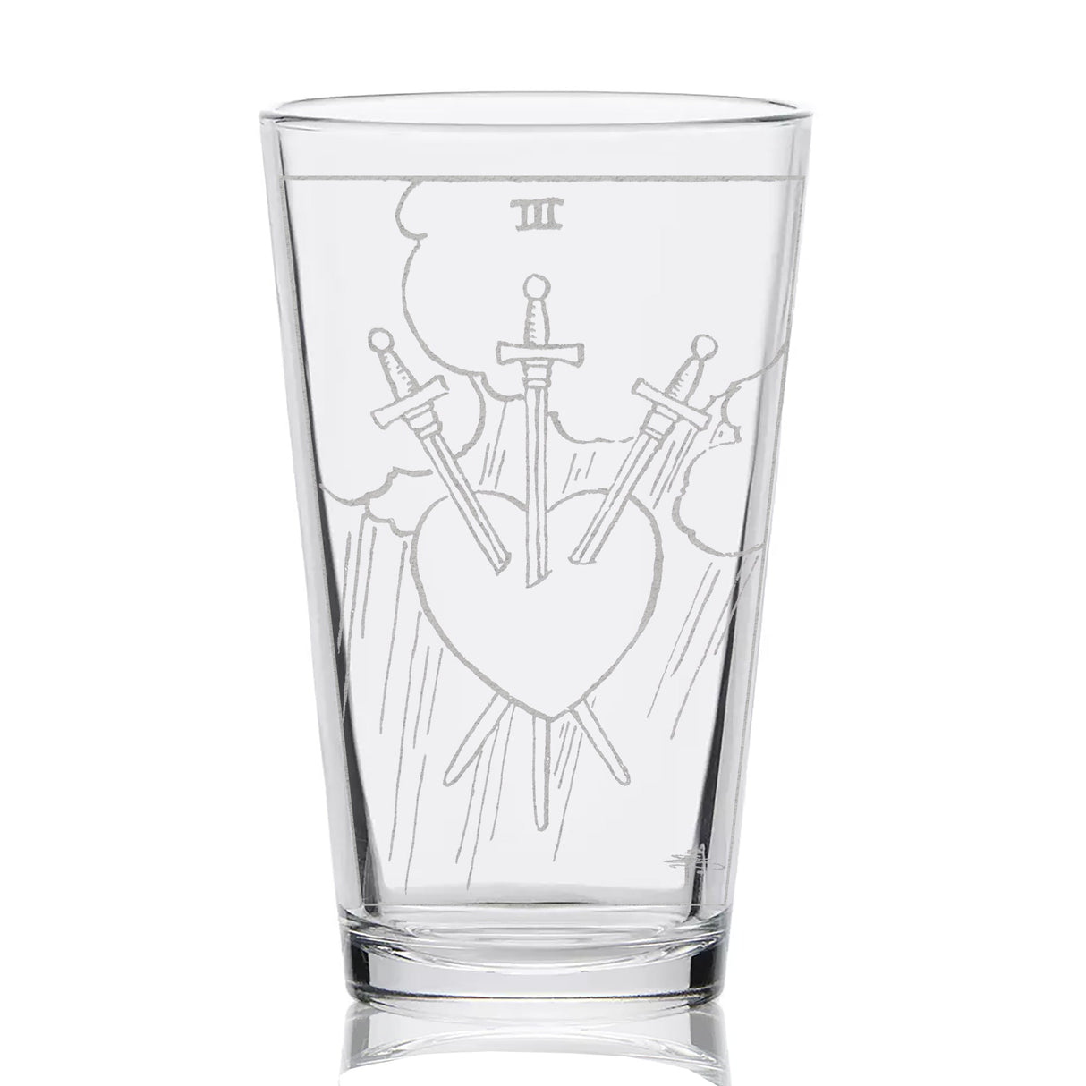 RIDER-WAITE TAROT CARD Pint Glasses by LumEngrave