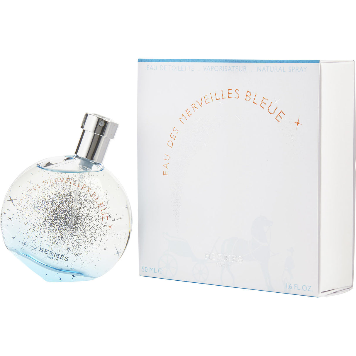 EAU DES MERVEILLES BLEUE by Hermes - EDT SPRAY 1.6 OZ - Women