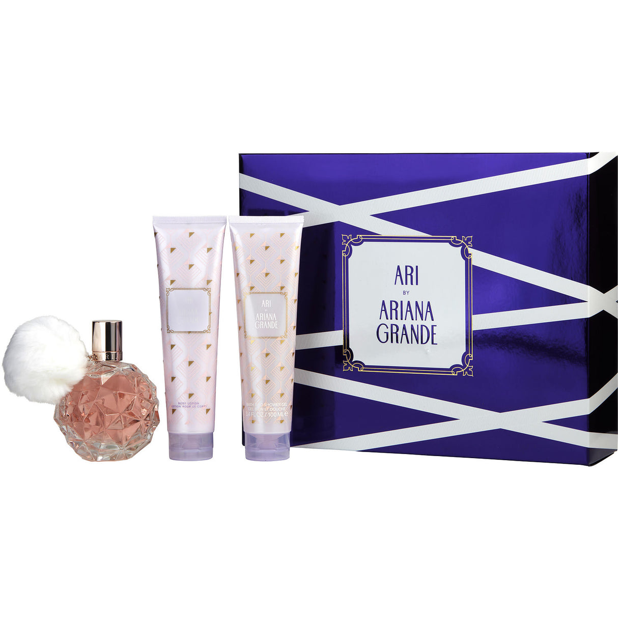 ARI BY ARIANA GRANDE by Ariana Grande - EAU DE PARFUM SPRAY 3.4 OZ & BODY LOTION 3.4 OZ & BATH AND SHOWER GEL 3.4 OZ - Women