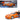 Toyota Supra Orange Metallic with Brian Diecast Figurine "Fast & Furious" Movie 1/24 Diecast Model Car by Jada
