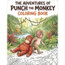 The Adventures of Punch the Monkey Coloring Book for Adults and Kids
