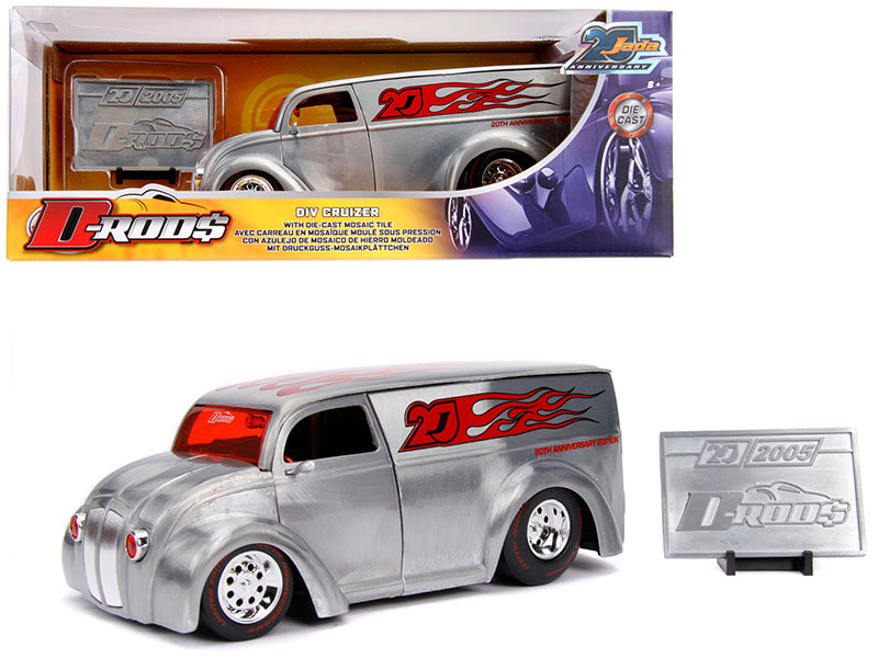 Div Cruizer Van Metal Raw "D-Rods" "Jada 20th Anniversary" 1/24 Diecast Model Car by Jada