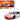 2005 Ford GT Silver with Orange Stripe "Bigtime Muscle" 1/24 Diecast Model Car by Jada