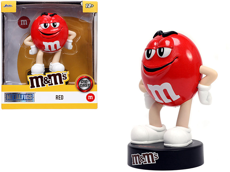 Red M&M's 4.5" Diecast Figurine "Metalfigs" Series by Jada