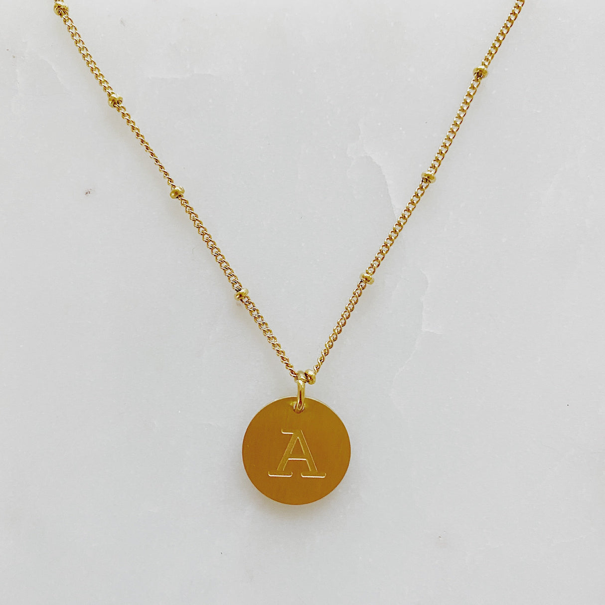 Ellison + Young: Singular Charm Initial Necklace by Ellisonyoung.com