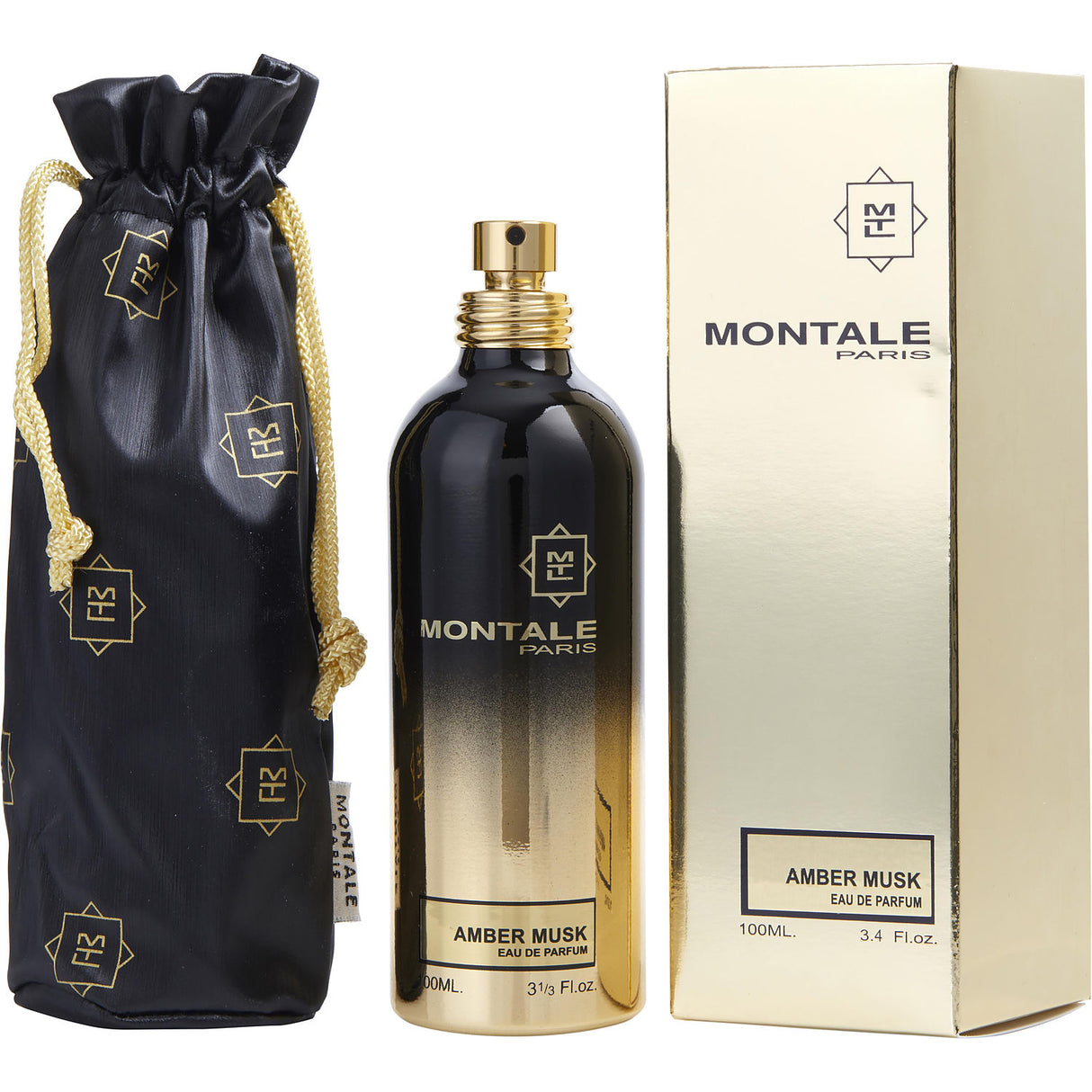 MONTALE PARIS AMBER MUSK by Montale - EAU DE PARFUM SPRAY 3.4 OZ - Unisex