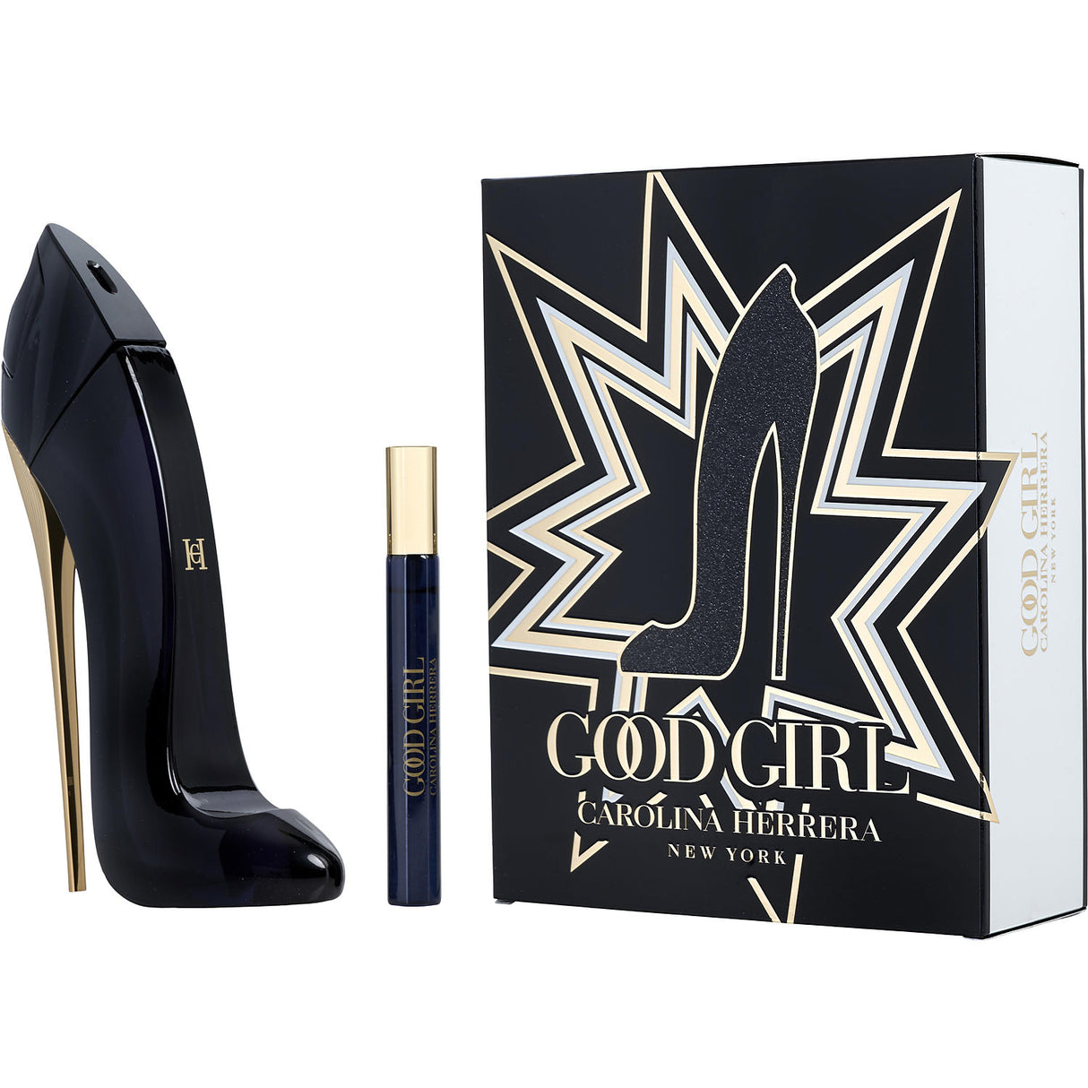 CH GOOD GIRL by Carolina Herrera - EAU DE PARFUM SPRAY 2.7 OZ & EAU DE PARFUM SPRAY 0.34 OZ MINI (TRAVEL OFFER) - Women