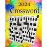 2024 Crossword Puzzle book: 100 Large Print Crossword Puzzles For Adults, Teens And Seniors With Solutions,