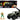 V.A.M.P. Olive Green and Duke Diecast Figurine "G.I. Joe" "Hollywood Rides" Series 1/32 Diecast Model Car by Jada