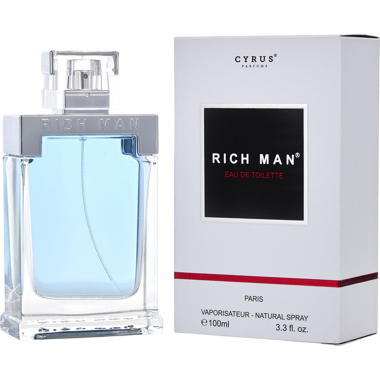 RICH MAN by Cyrus Parfums - EDT SPRAY 3.3 OZ - Men