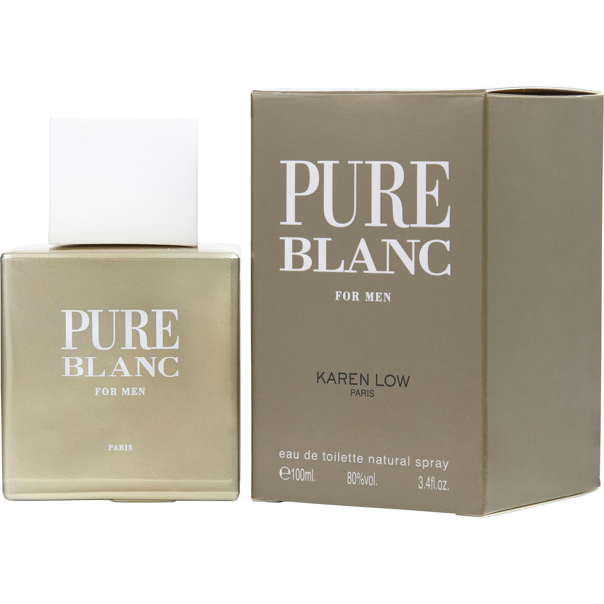 KAREN LOW PURE BLANC by Karen Low - EDT SPRAY 3.4 OZ - Men