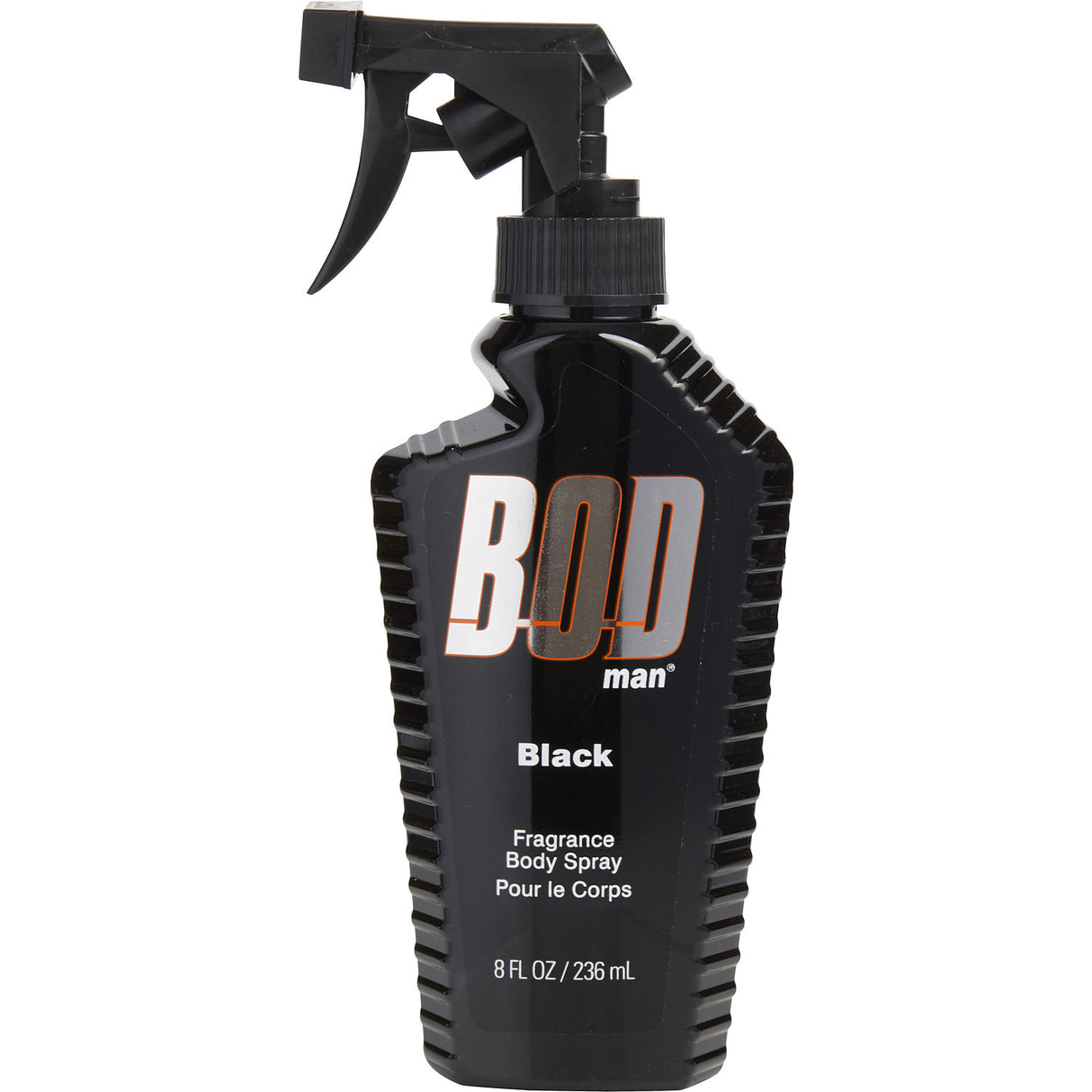 BOD MAN BLACK by Parfums de Coeur - FRAGRANCE BODY SPRAY 8 OZ - Men