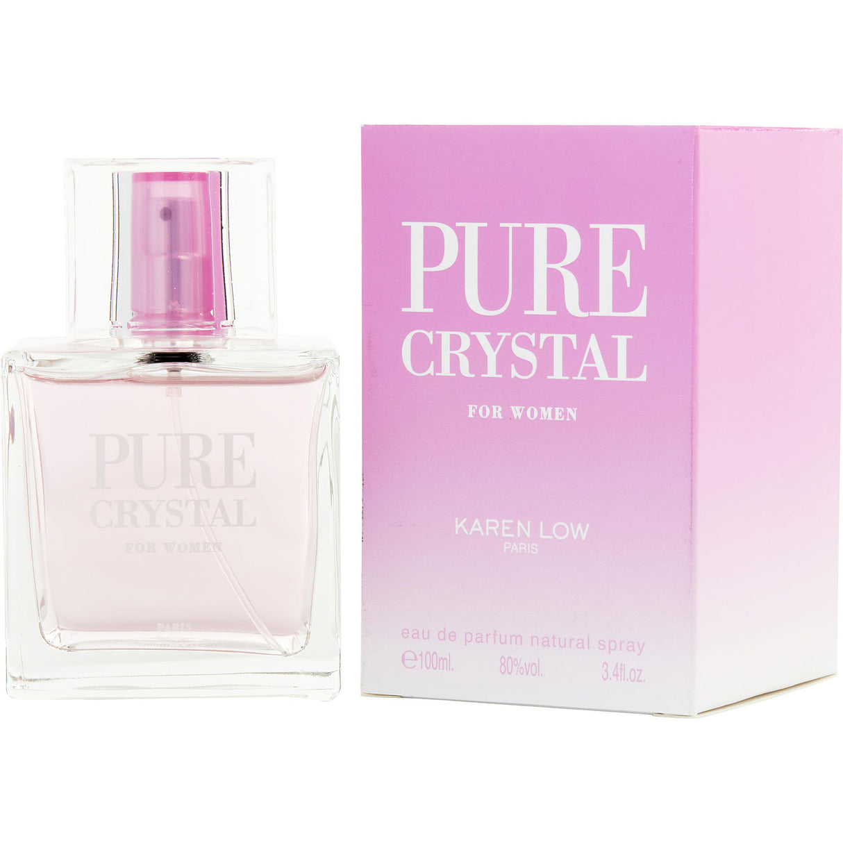 KAREN LOW PURE CRYSTAL by Karen Low - EAU DE PARFUM SPRAY 3.4 OZ - Women