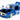 1972 Pontiac Firebird #72 Blue with White Stripe "Chevron" "Bigtime Muscle" Series 1/24 Diecast Model Car by Jada