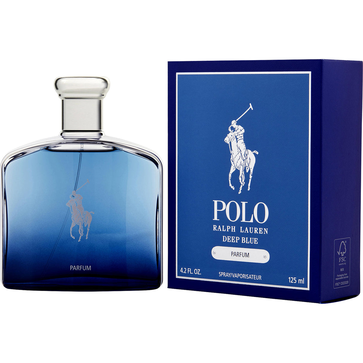 POLO DEEP BLUE by Ralph Lauren - PARFUM SPRAY 4.2 OZ - Men