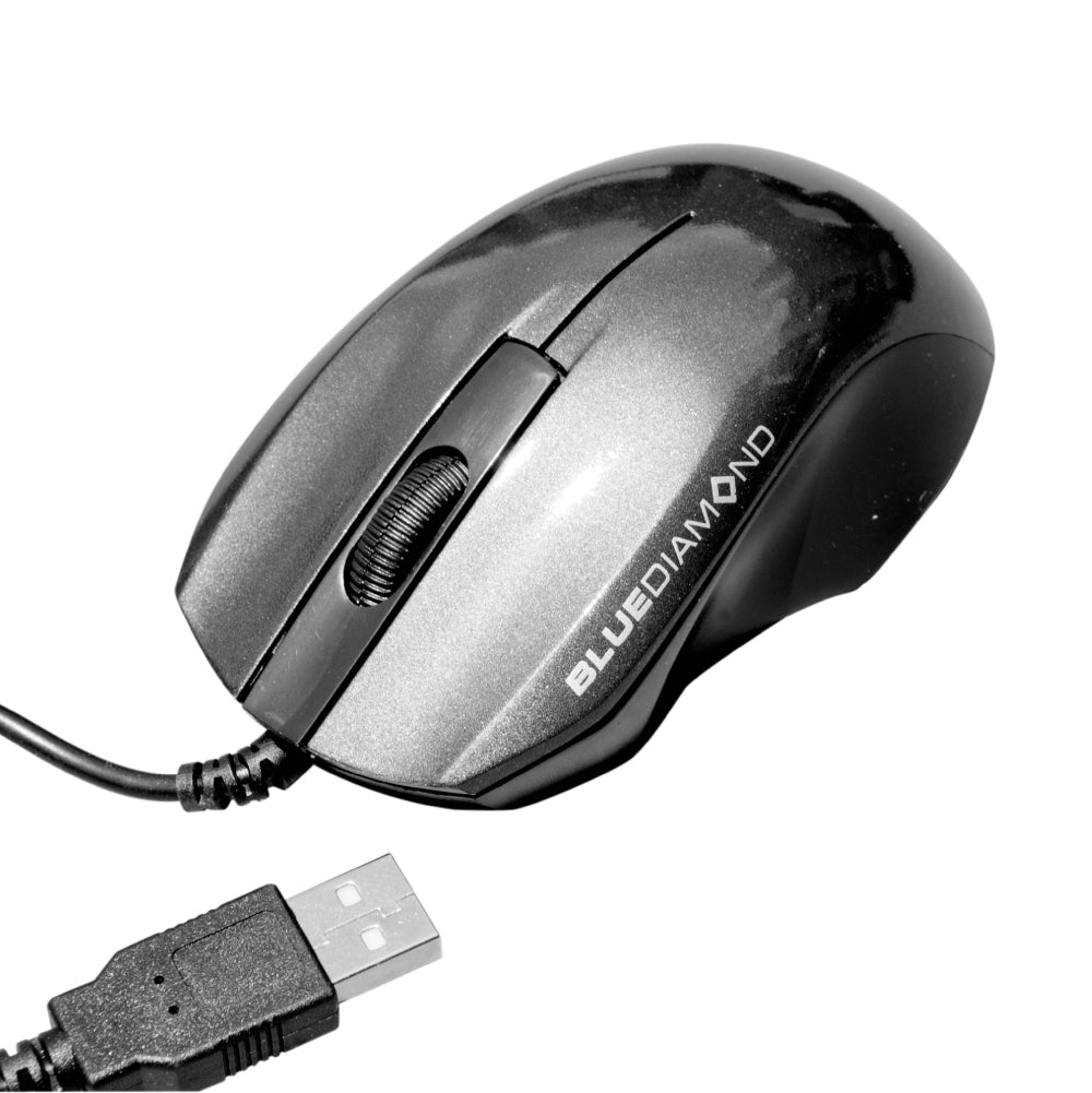 BlueDiamond - Track Basic- USB Optical Mouse by Level Up Desks