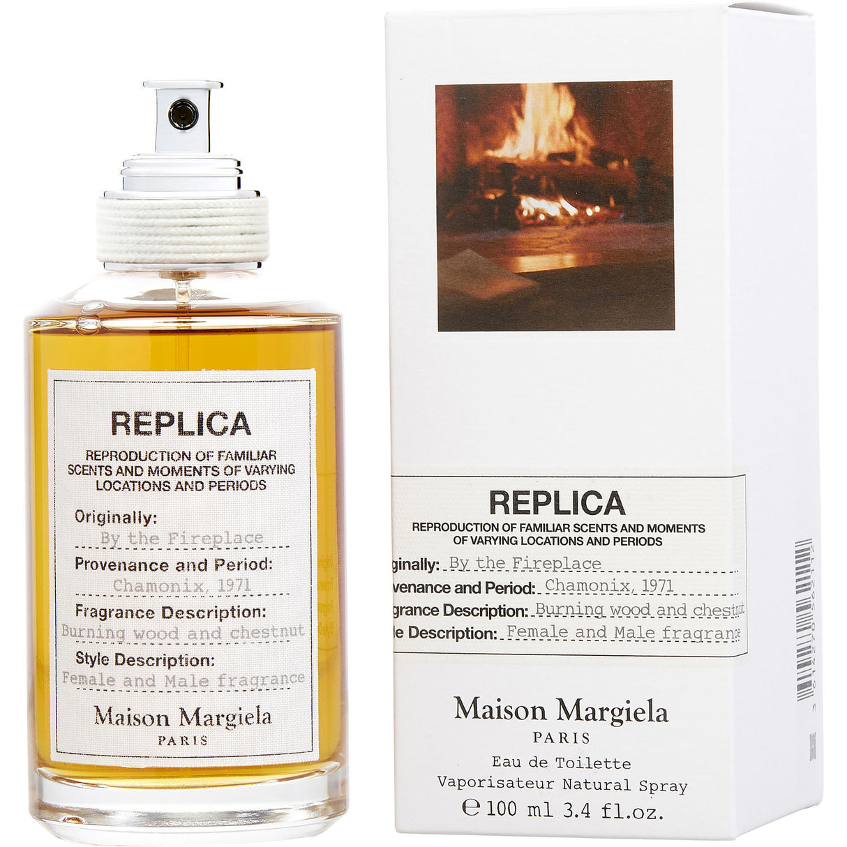 REPLICA BY THE FIREPLACE by Maison Margiela - EDT SPRAY 3.4 OZ - Unisex