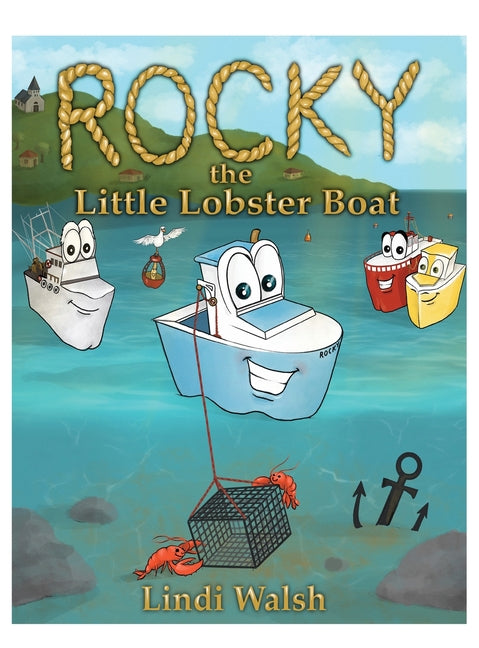 Rocky the Little Lobster Boat - Hardcover by Books by splitShops