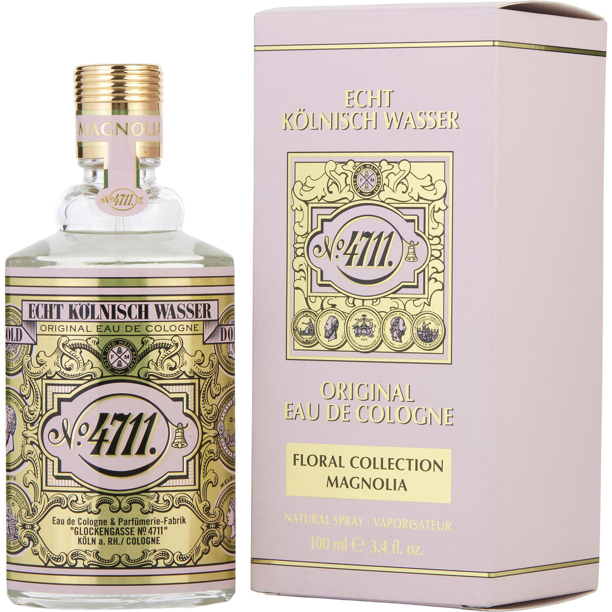 4711 FLORAL COLLECTION by 4711 - MAGNOLIA EAU DE COLOGNE SPRAY 3.4 OZ - Unisex