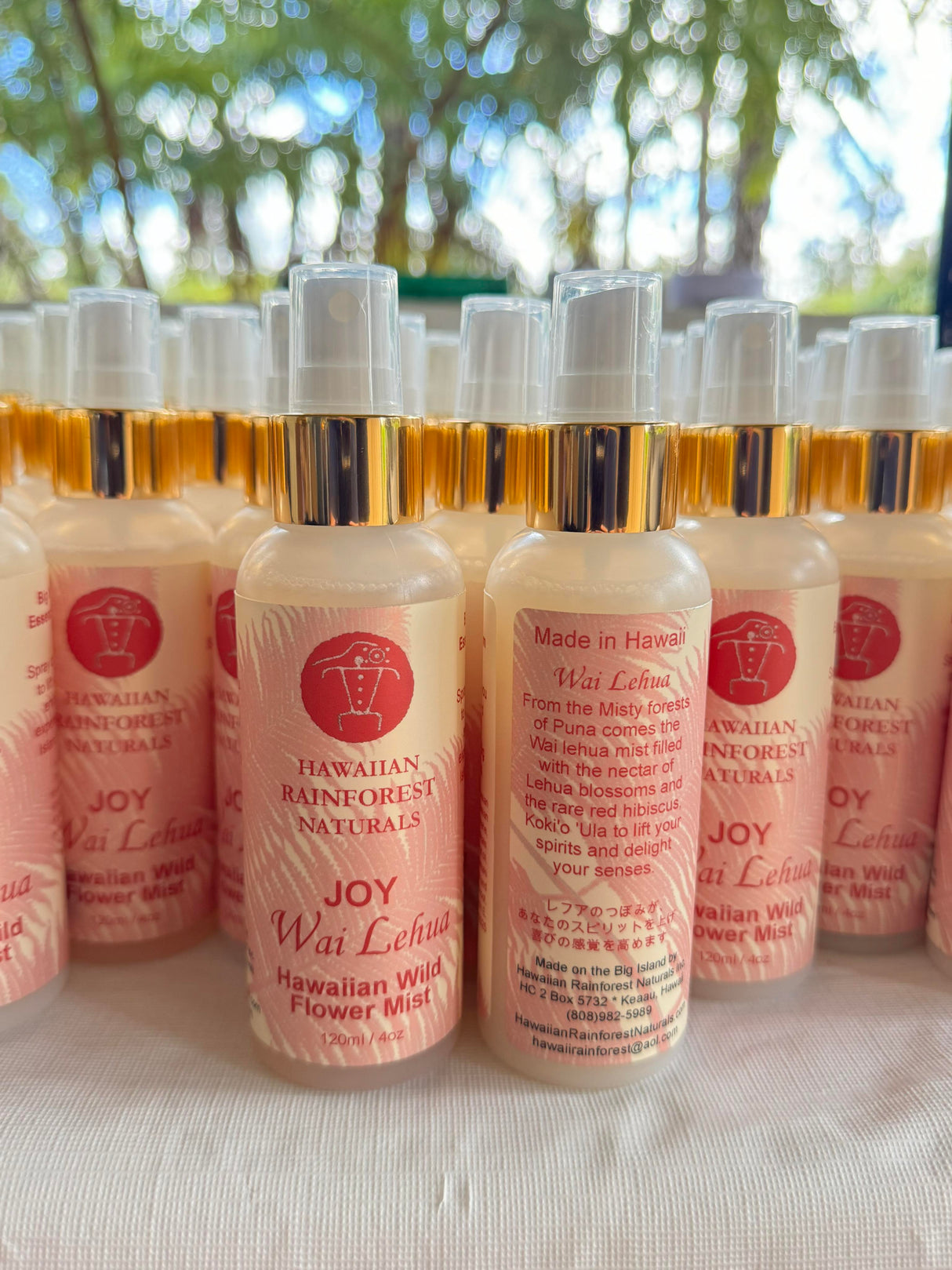 NEW!  Wai Lehua JOY MIST by Hawaiian Rainforest Naturals