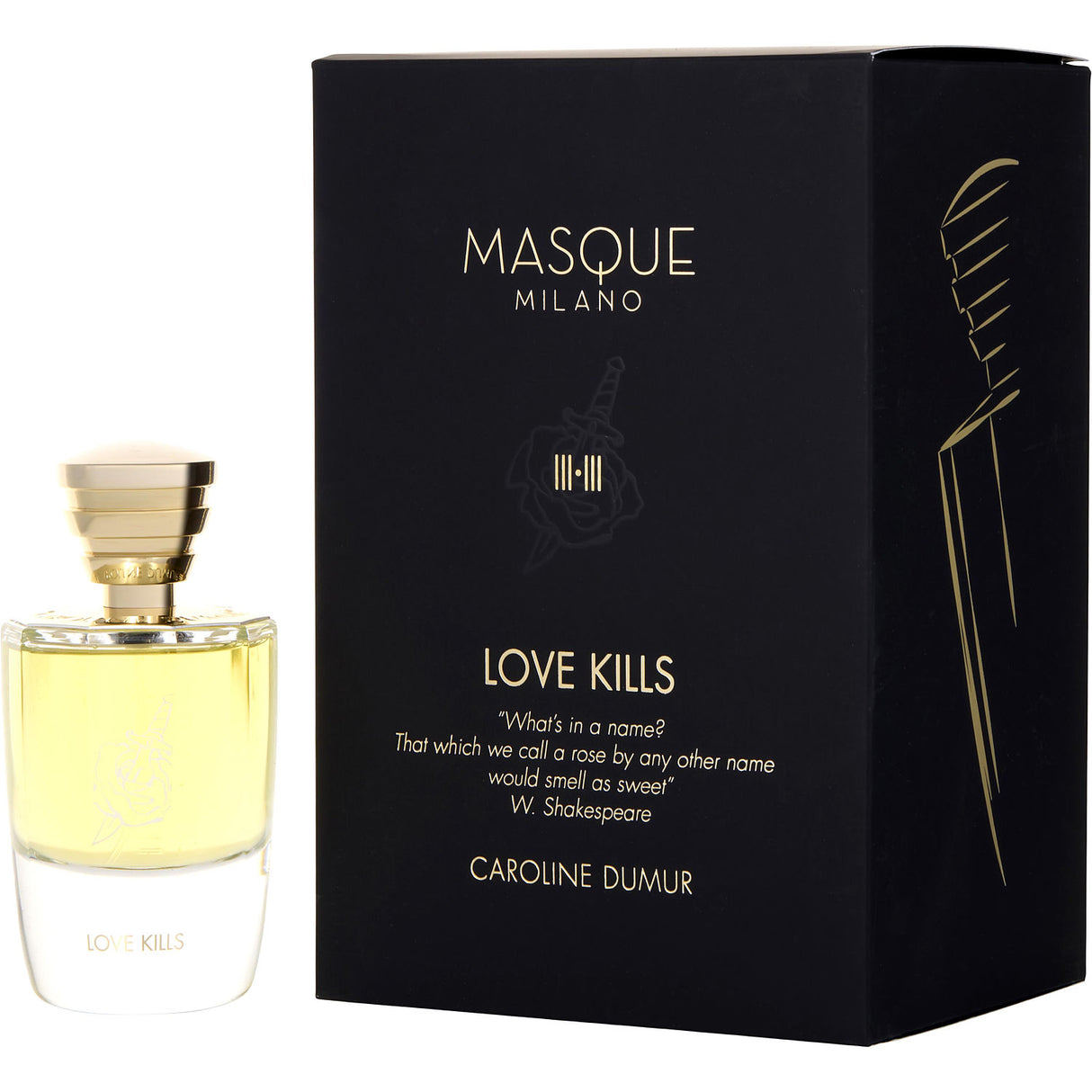 MASQUE LOVE KILLS by Masque Milano - EAU DE PARFUM SPRAY 3.4 OZ - Unisex