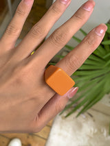 Original Stylish Resin 8 Colors Geometric Ring by migunica