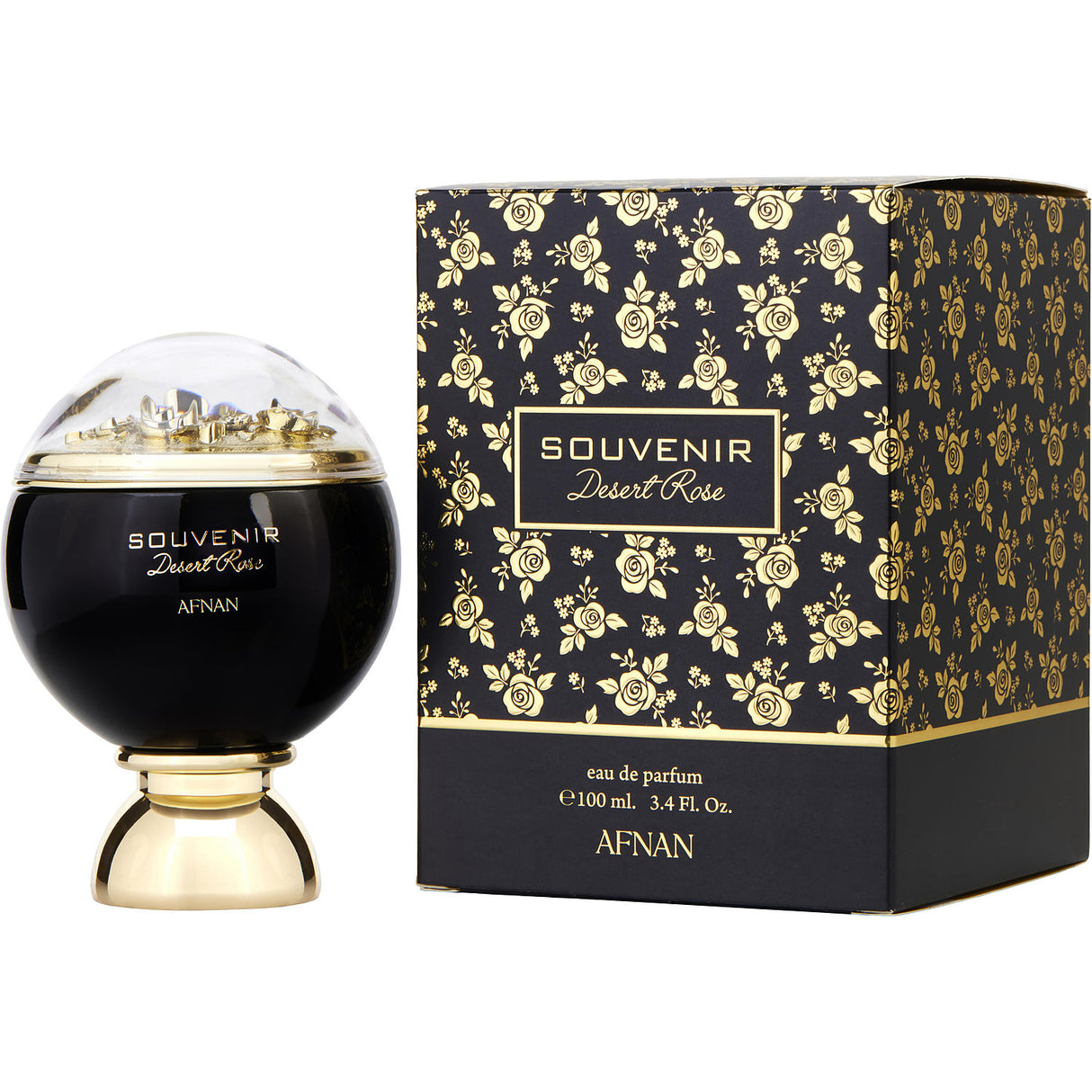 AFNAN SOUVENIR DESERT ROSE by Afnan Perfumes - EAU DE PARFUM SPRAY 3.4 OZ - Women